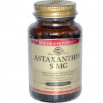 อาหารเสริม astaxanthin ราคาส่ง ยี่ห้อ Solgar, Astaxanthin, 5 mg, 60 Softgels suplementary food